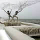 Illustration for article titled These alien-looking ice sculptures formed all on their own